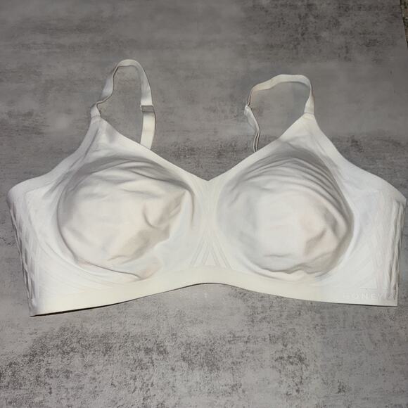 HoneyLove Women Bra White Silouette Wireless Lightly Lined Convertible Size 3X - Picture 1 of 8